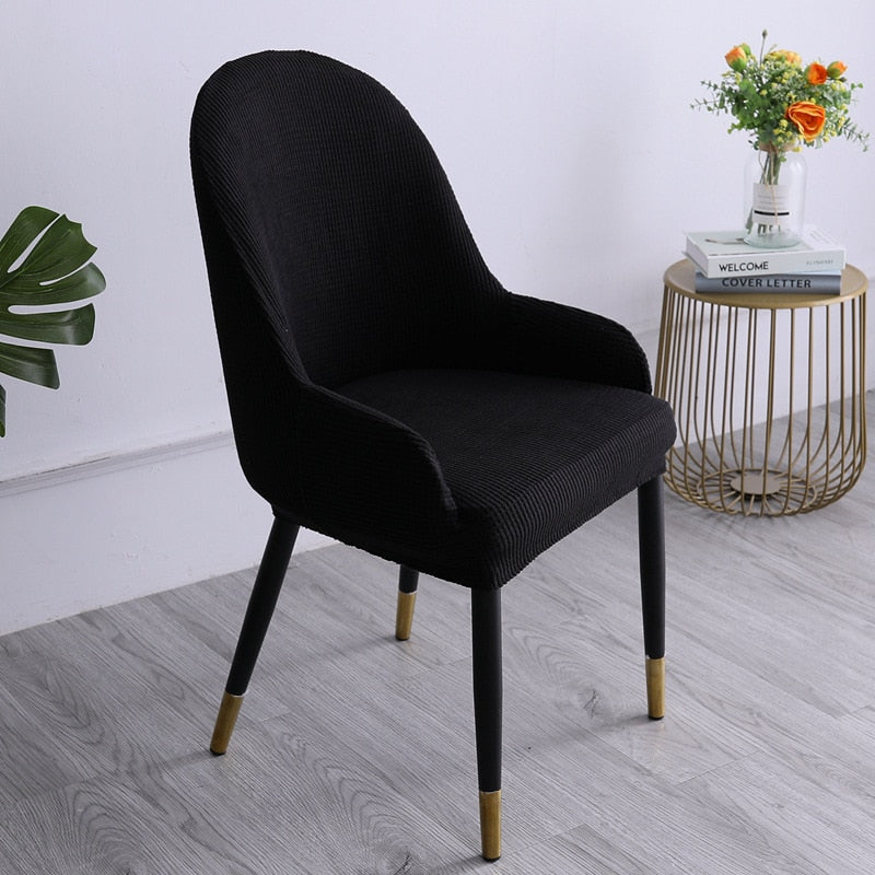 Perfect Fit High Elasticity Curved Chair Cover - Image 13