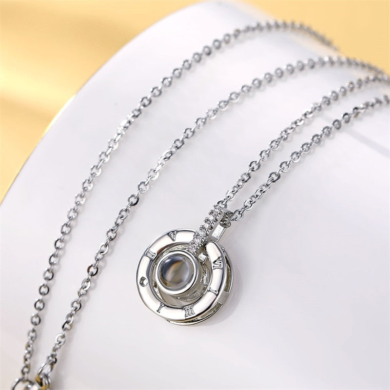 100 Languages I Love You Romantic Projection Necklace - Image 4