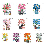 Blossom Booster 3D Decorative Flower Stickers