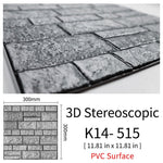 3D Self-Adhesive Cobblestone Wall Stickers