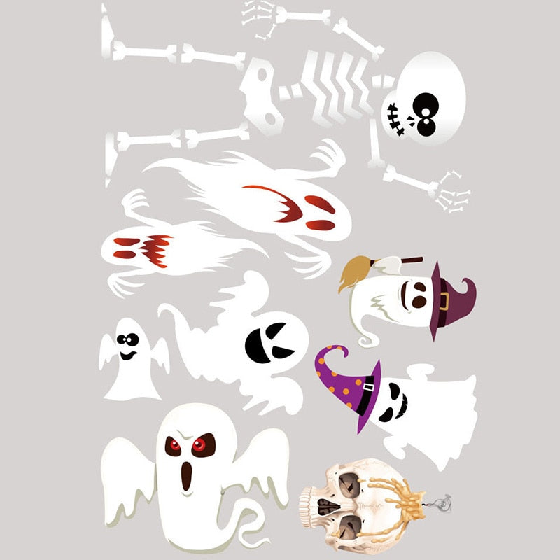 Bloody Handprint Stickers Halloween Decor - Image 9