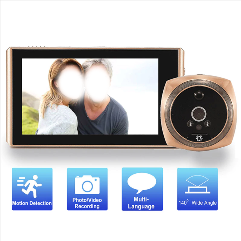 Smart Motion Detector Door Peephole Camera - Image 3