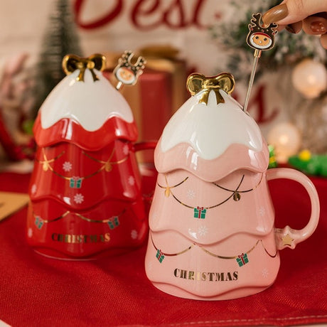3D Creative Christmas Tree Mug - Image 0