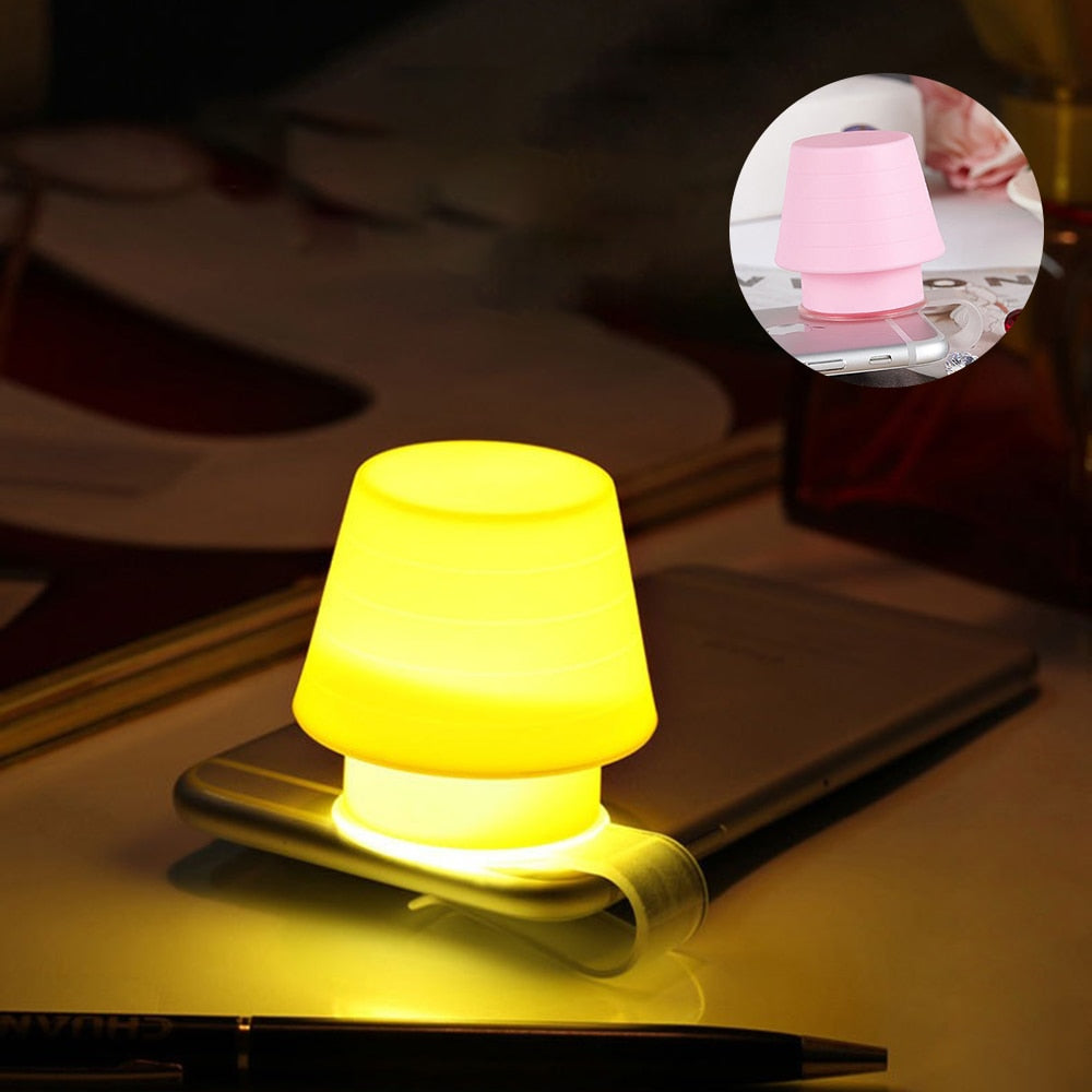 Phone Flashlight Lampshade Night Lamp