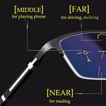 Progressive Multifocal Anti-Blue Light Glasses