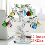 Elegant Crystal Apple Tree Home Decor