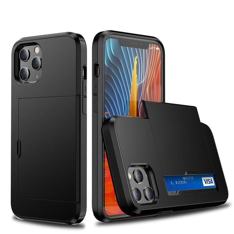 Business Armor Slide Wallet iPhone Case - Image 4