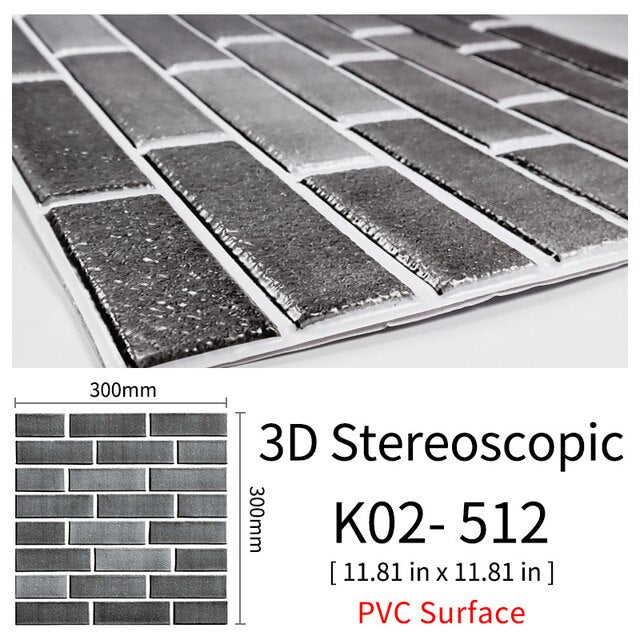 3D Self-Adhesive Cobblestone Wall Stickers - Image 16