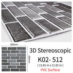 3D Self-Adhesive Cobblestone Wall Stickers