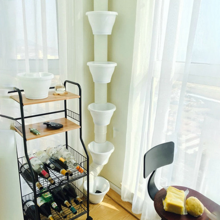 Drain Pipe Flower Pot Holder - Image 7