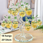 Elegant Crystal Apple Tree Home Decor