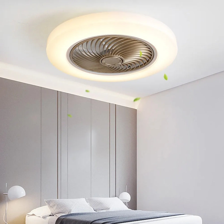 Silent Air Fan RC Invisible Blades Smart Ceiling Lamp - Image 9