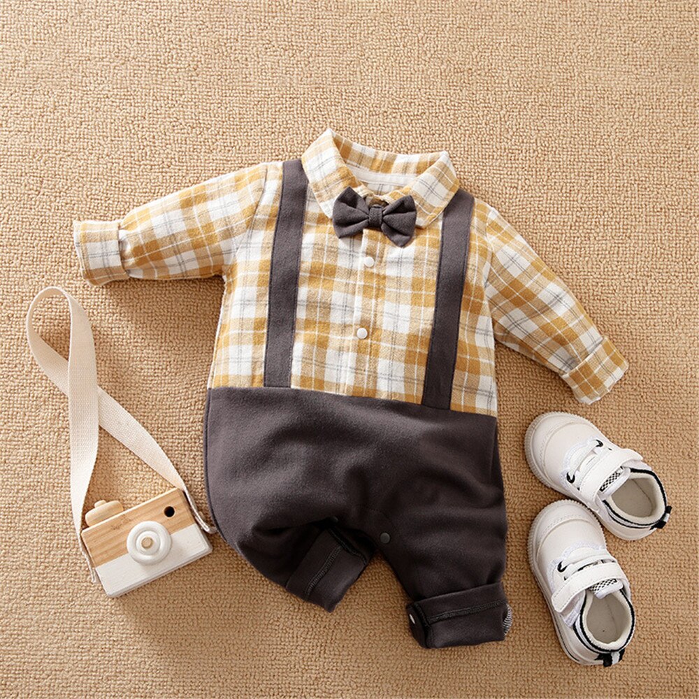 Newborn Baby Gentleman Jumpsuit