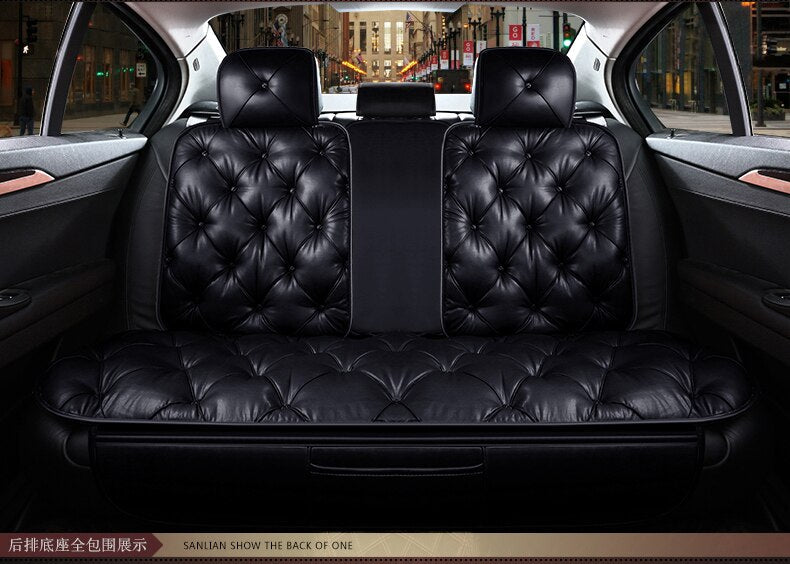Luxurious Ride Leather Car Seat Cover - Image 6