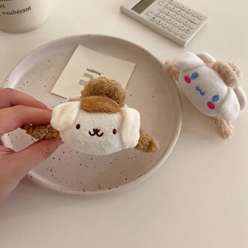 Cartoon Cloud Plush Hair Claw Clips - Image 4