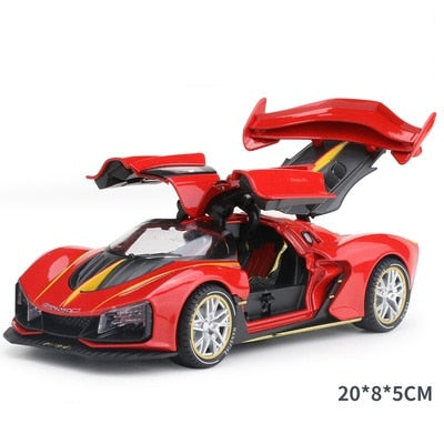 Butterfly Door Exhaust Effects Race Car - Image 6