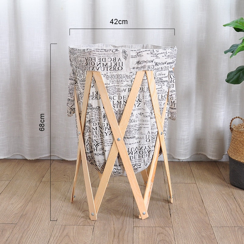 Modern Simple Foldable Creative Large Foldable Laundry Basket - Image 1