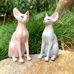 Modern Whisper Sphynx Cat Table Decor