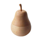 Wooden Pear Toothpick Holder