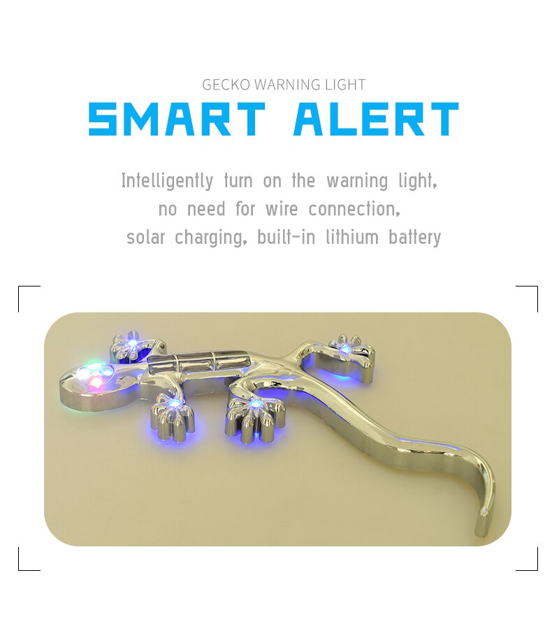 Party Gecko Solar-Powered Car Lamp - Image 2
