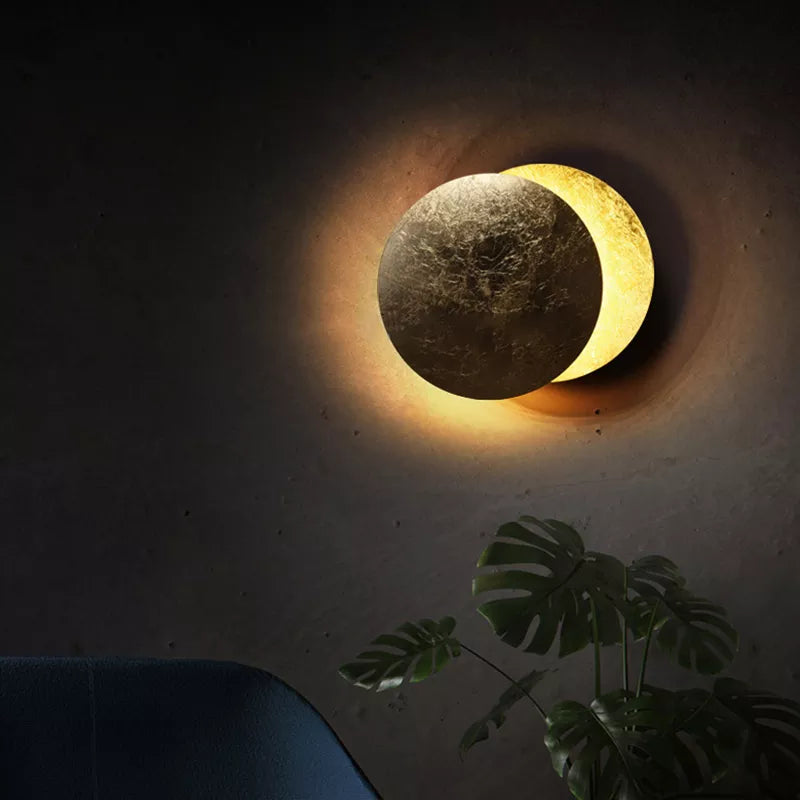 Modern Decor Eclipse Lunar Glow Wall Lamp