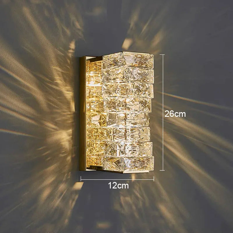 Icefall Crystal American Wall Lamp - Image 17