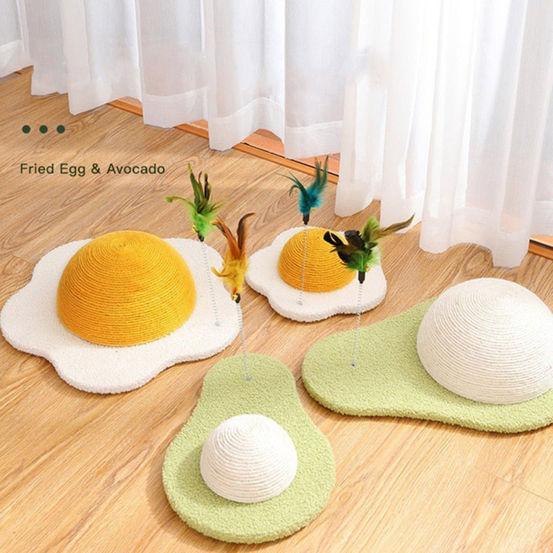 Egg Carrot Cat Scratching Board