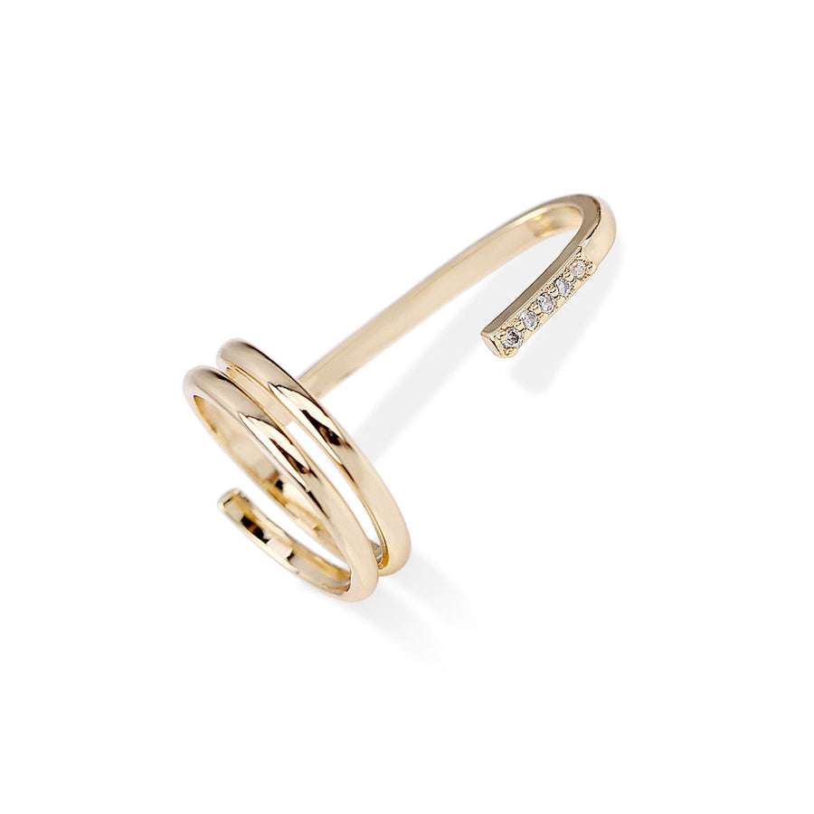 Sleek Line Gothic Metal Thin Nail Rings - Image 20