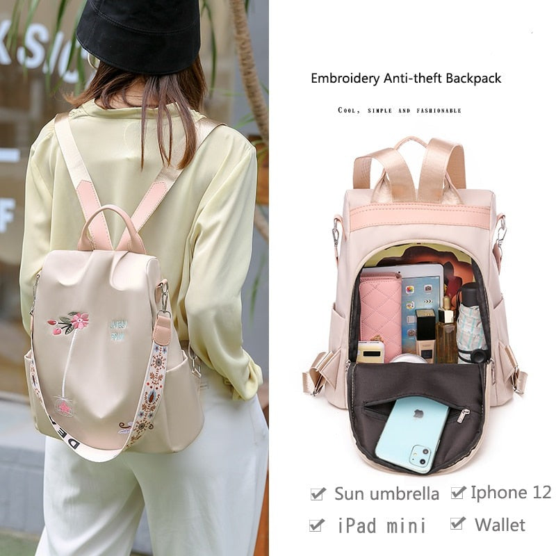 Anti-Theft Large Capacity Oxford Backpack - Image 8