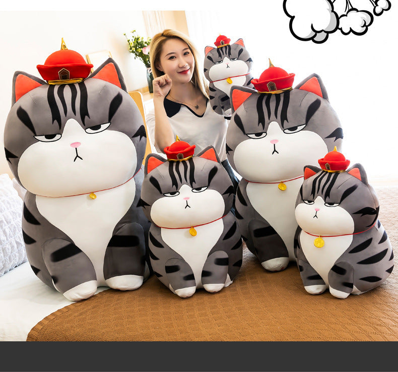 Moody Cat Soft Cuddly Plush Pillow - Image 7