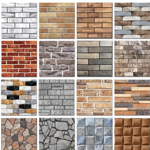3D Self-Adhesive Cobblestone Wall Stickers - Image 0