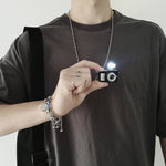 Vintage Camera Shaped Flashlight Necklace