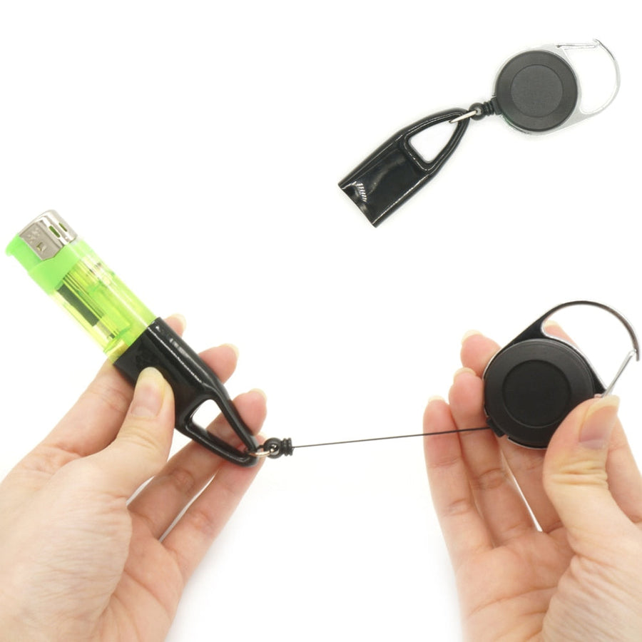 Anti-Lost Retractable Safe Lighter Keychain - Image 2