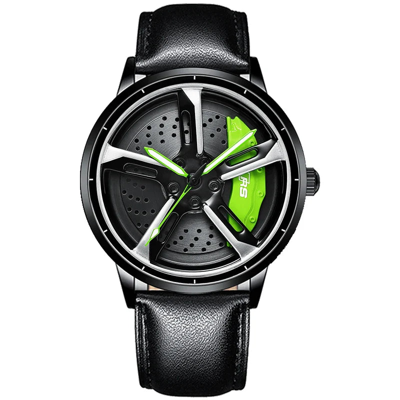 Speedster Chrono Quartz Spinning Wheel Men Watch - Image 11