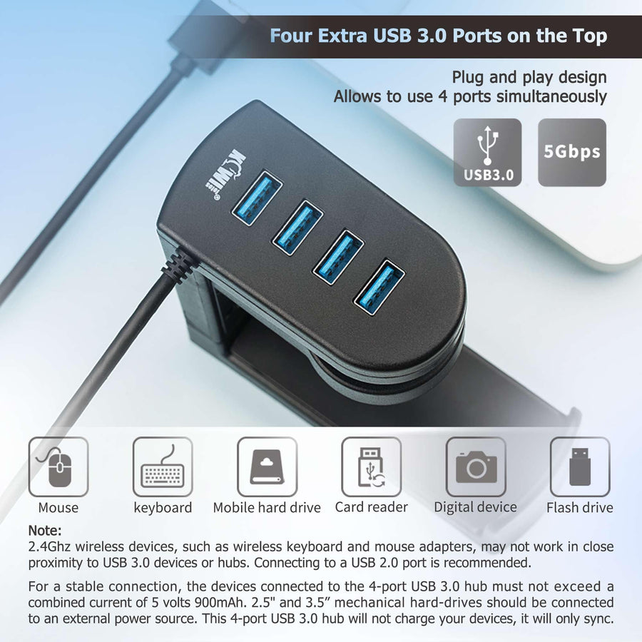 Under Desk USB Ports Headset Holder - Image 2