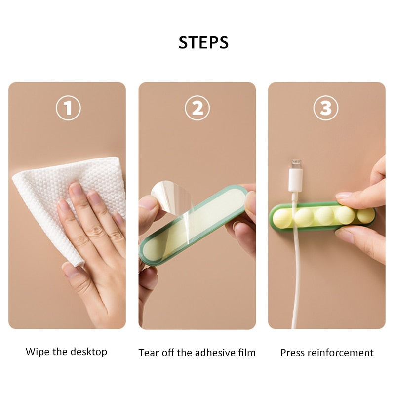 Multipurpose Pastel USB Cable Organizer - Image 5