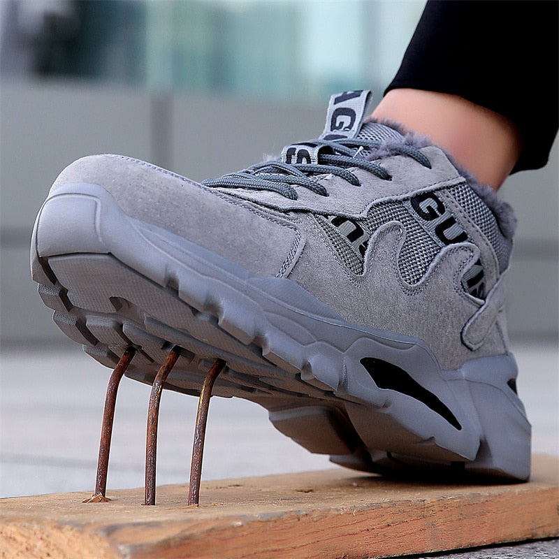 Armored Heavy-Duty Men Safety Shoes - Image 0