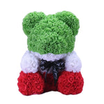 Artificial Rose Flowers Teddy Bear