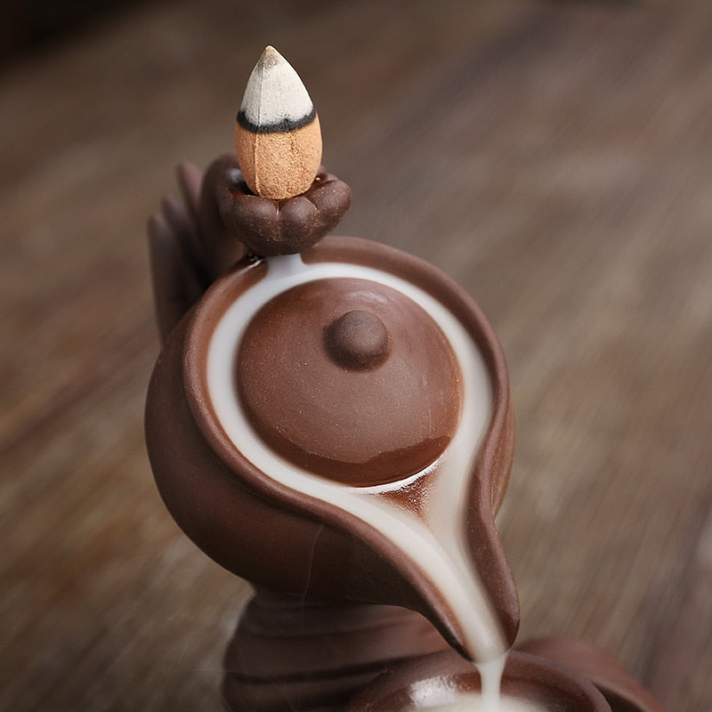 Zen Tea Backflow Incense Burner - Image 3