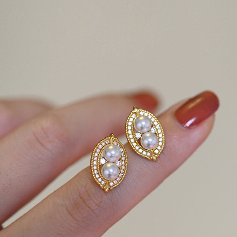 Elegant Flower Long Chain Earrings - Image 2
