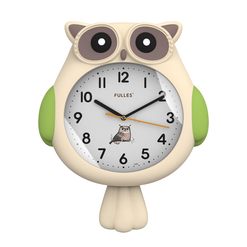 Cute Midnight Owl Wall Clock - Image 4