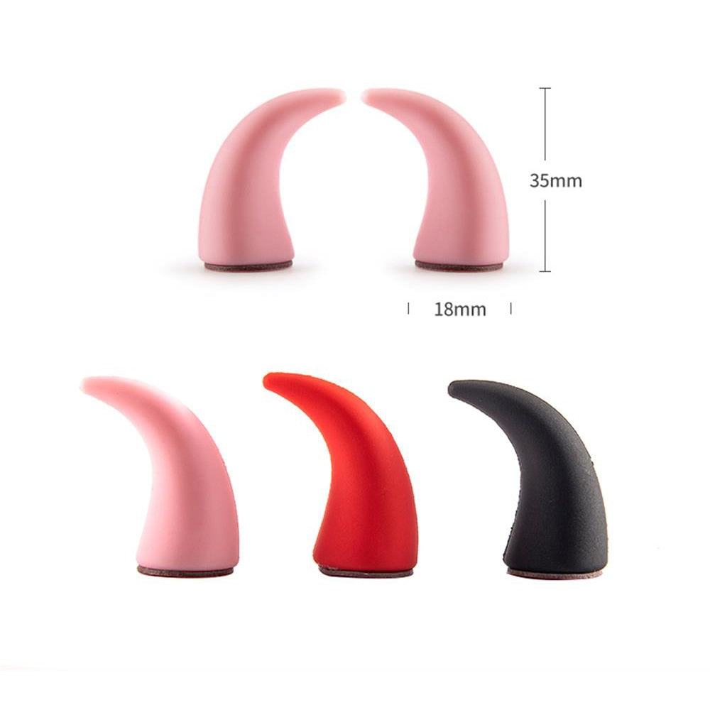 3D Devil Horns Car Dashboard Accessory