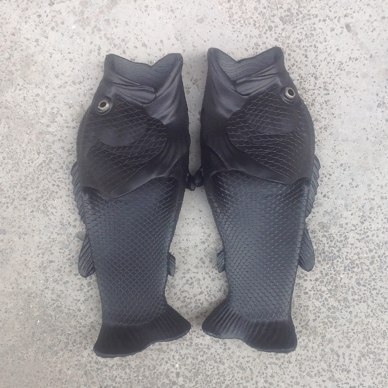 Realistic Unisex Fish Slippers - Image 12