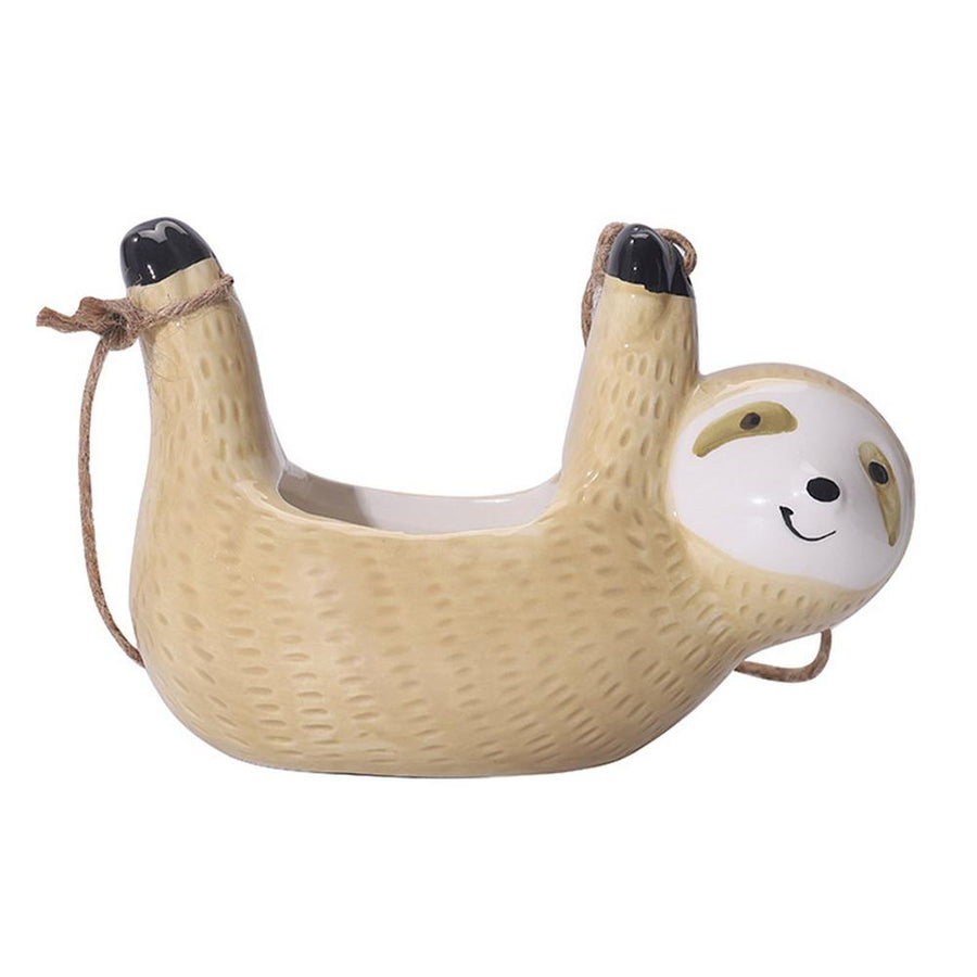 Ceramic Happy Sloth Flower Pot - Image 8