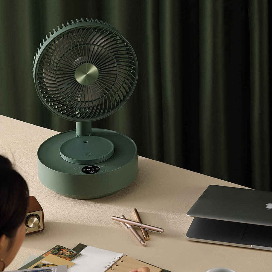 Elegant Mini Foldable Humidifier Fan