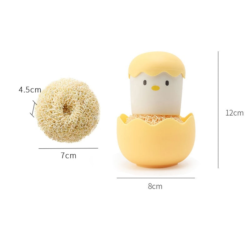 Surprise Egg Kitchen Cleaning Brush - Image 2