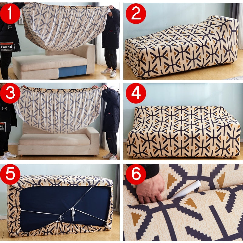 Modern Non-slip Colorful Elastic Sofa Cover - Image 41