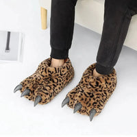 Furry Monster Claw Slippers - Image 2
