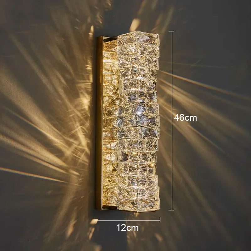 Icefall Crystal American Wall Lamp - Image 15