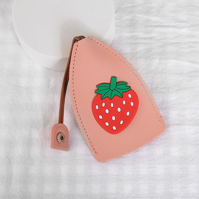 Cute Fruits Leather Key Holder - Image 17